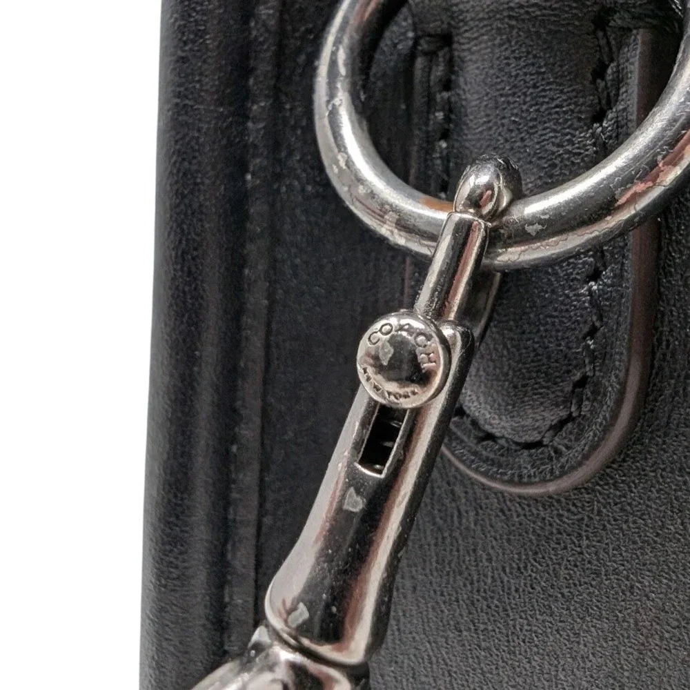 Coach Penny 75th Anniversary Stripe Crossbody Bag‎ Black Brown Limited Edition